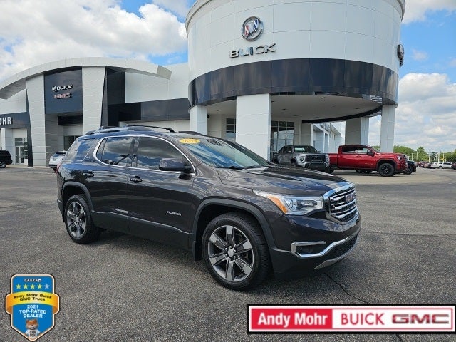 Used 2019 GMC Acadia SLT-2 with VIN 1GKKNWLS1KZ115879 for sale in Fishers, IN
